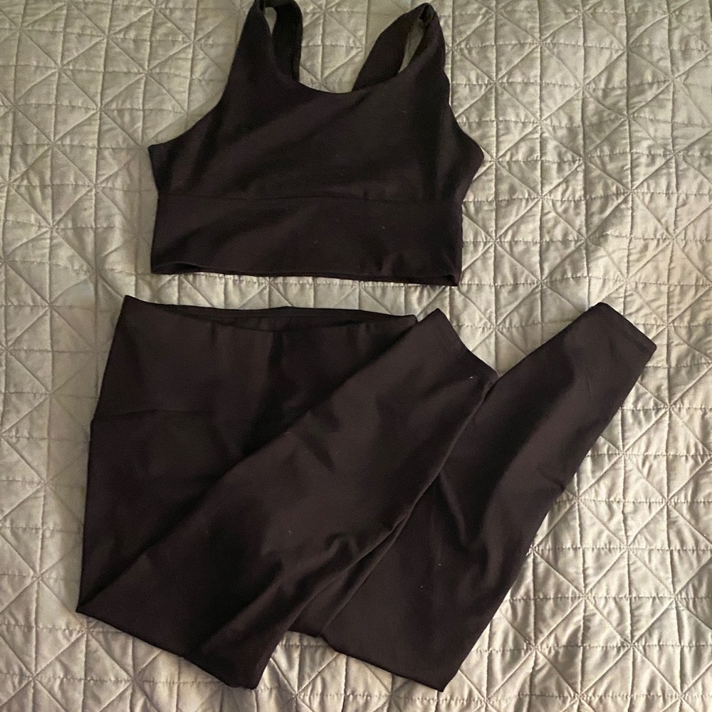 a new day Black Activewear Set